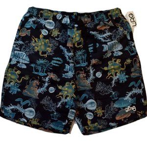 Lifted Research Group Mens LRG Underwater Black Hybrid Shorts New With Tags